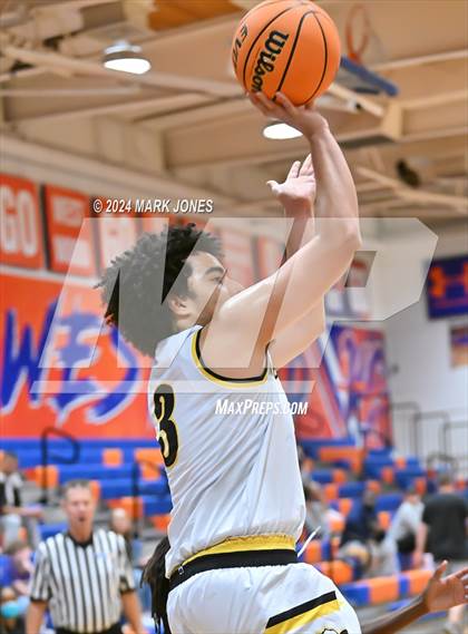 Thumbnail 2 in Peoria vs. Highland Prep (Visit Mesa Basketball Challenge) photogallery.