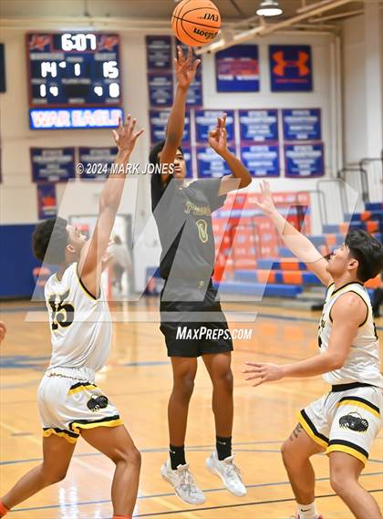 Thumbnail 3 in Peoria vs. Highland Prep (Visit Mesa Basketball Challenge) photogallery.