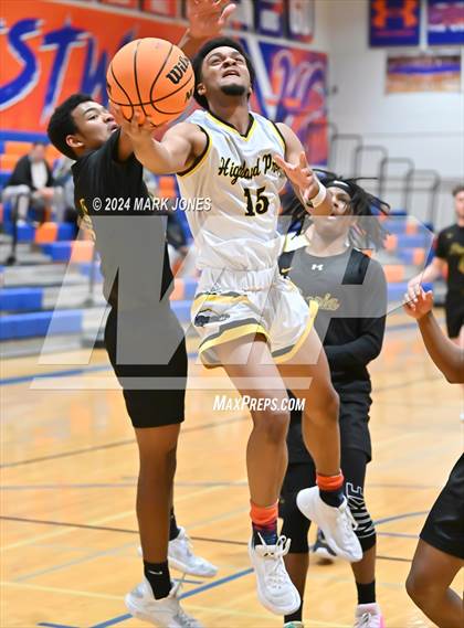 Thumbnail 1 in Peoria vs. Highland Prep (Visit Mesa Basketball Challenge) photogallery.