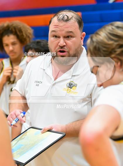 Thumbnail 3 in Peoria vs. Highland Prep (Visit Mesa Basketball Challenge) photogallery.