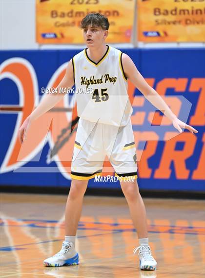 Thumbnail 3 in Peoria vs. Highland Prep (Visit Mesa Basketball Challenge) photogallery.