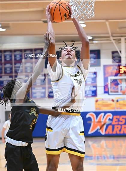Thumbnail 1 in Peoria vs. Highland Prep (Visit Mesa Basketball Challenge) photogallery.