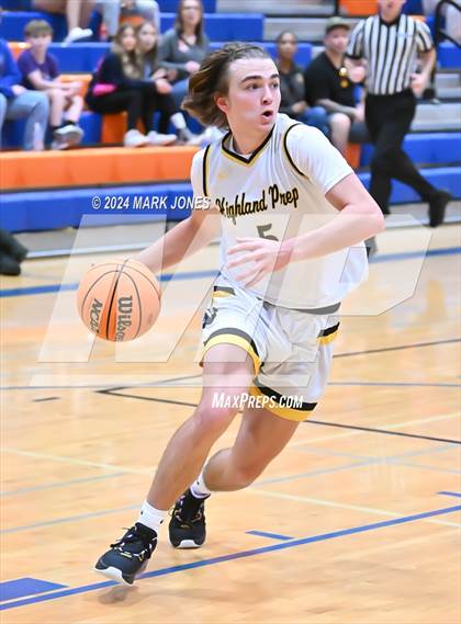 Thumbnail 3 in Peoria vs. Highland Prep (Visit Mesa Basketball Challenge) photogallery.