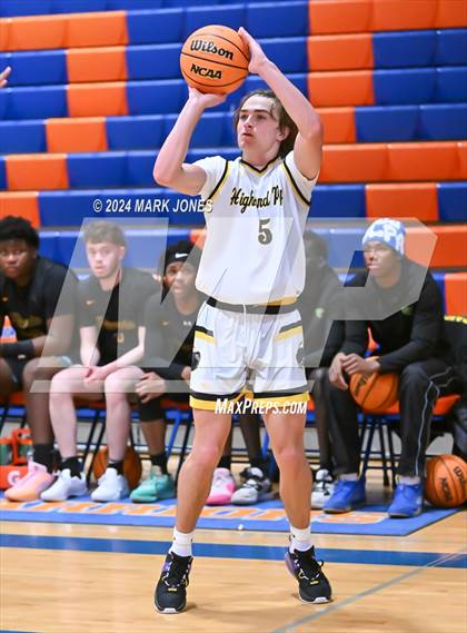 Thumbnail 2 in Peoria vs. Highland Prep (Visit Mesa Basketball Challenge) photogallery.