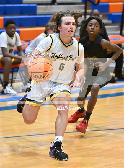 Thumbnail 1 in Peoria vs. Highland Prep (Visit Mesa Basketball Challenge) photogallery.