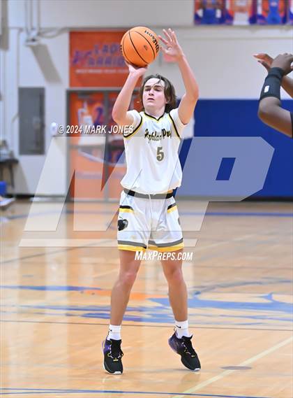Thumbnail 3 in Peoria vs. Highland Prep (Visit Mesa Basketball Challenge) photogallery.
