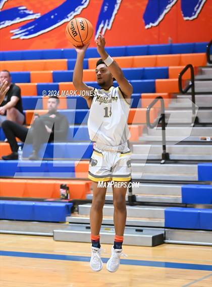 Thumbnail 2 in Peoria vs. Highland Prep (Visit Mesa Basketball Challenge) photogallery.