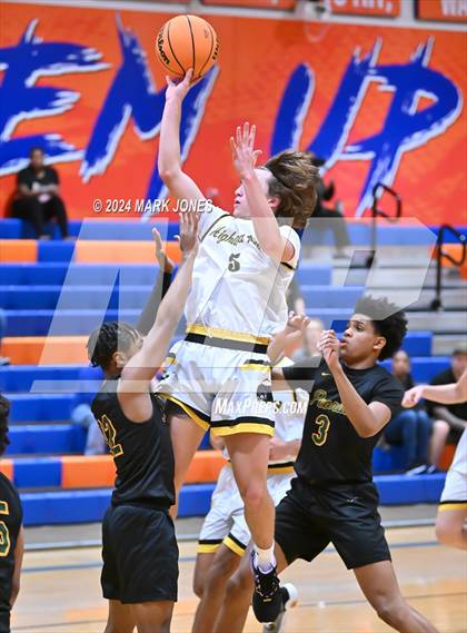 Thumbnail 3 in Peoria vs. Highland Prep (Visit Mesa Basketball Challenge) photogallery.