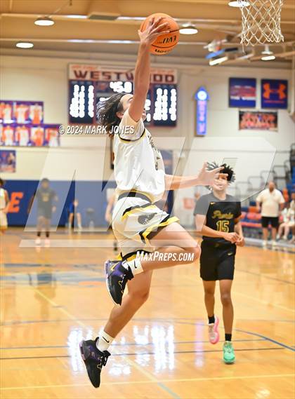 Thumbnail 3 in Peoria vs. Highland Prep (Visit Mesa Basketball Challenge) photogallery.