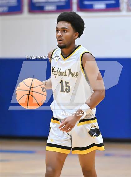 Thumbnail 3 in Peoria vs. Highland Prep (Visit Mesa Basketball Challenge) photogallery.