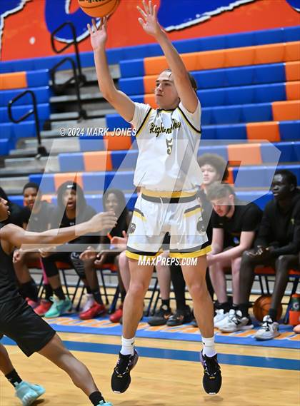 Thumbnail 2 in Peoria vs. Highland Prep (Visit Mesa Basketball Challenge) photogallery.