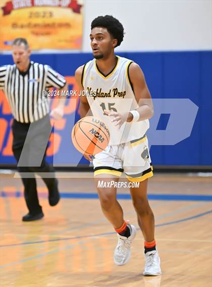 Thumbnail 1 in Peoria vs. Highland Prep (Visit Mesa Basketball Challenge) photogallery.