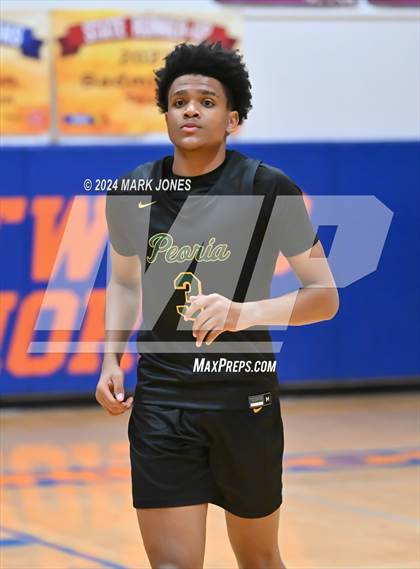 Thumbnail 2 in Peoria vs. Highland Prep (Visit Mesa Basketball Challenge) photogallery.