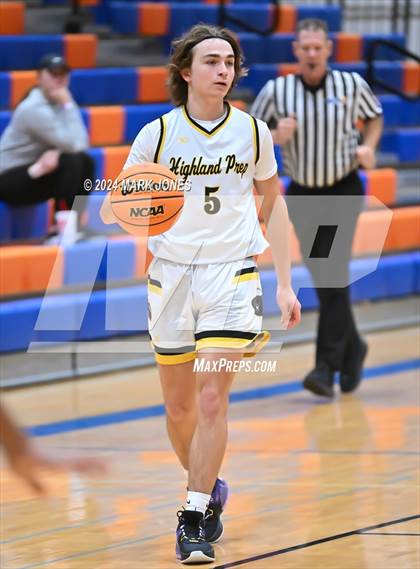 Thumbnail 3 in Peoria vs. Highland Prep (Visit Mesa Basketball Challenge) photogallery.