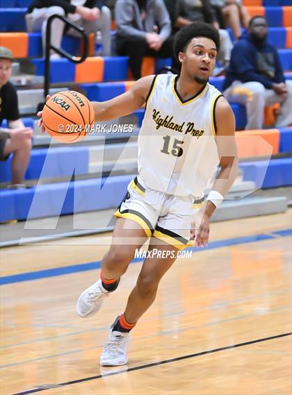 Thumbnail 1 in Peoria vs. Highland Prep (Visit Mesa Basketball Challenge) photogallery.