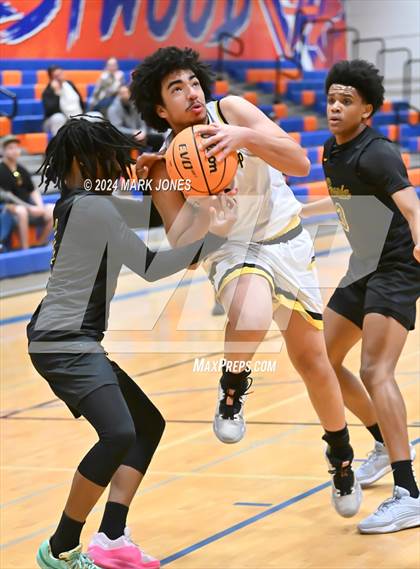 Thumbnail 1 in Peoria vs. Highland Prep (Visit Mesa Basketball Challenge) photogallery.