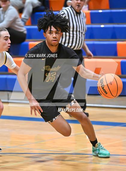 Thumbnail 1 in Peoria vs. Highland Prep (Visit Mesa Basketball Challenge) photogallery.