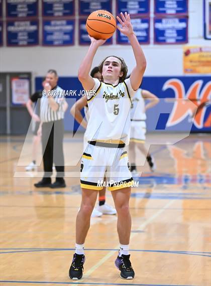 Thumbnail 3 in Peoria vs. Highland Prep (Visit Mesa Basketball Challenge) photogallery.