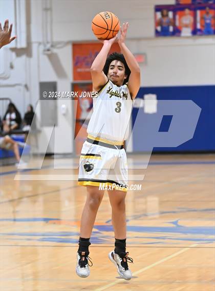 Thumbnail 1 in Peoria vs. Highland Prep (Visit Mesa Basketball Challenge) photogallery.