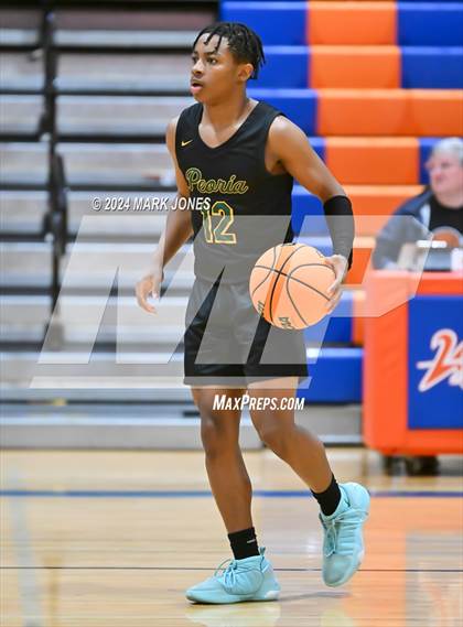 Thumbnail 3 in Peoria vs. Highland Prep (Visit Mesa Basketball Challenge) photogallery.