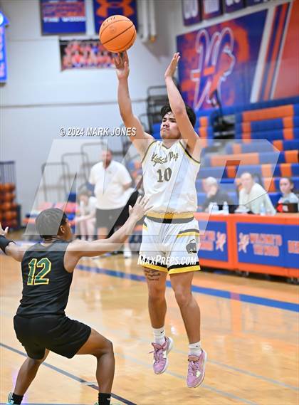 Thumbnail 1 in Peoria vs. Highland Prep (Visit Mesa Basketball Challenge) photogallery.