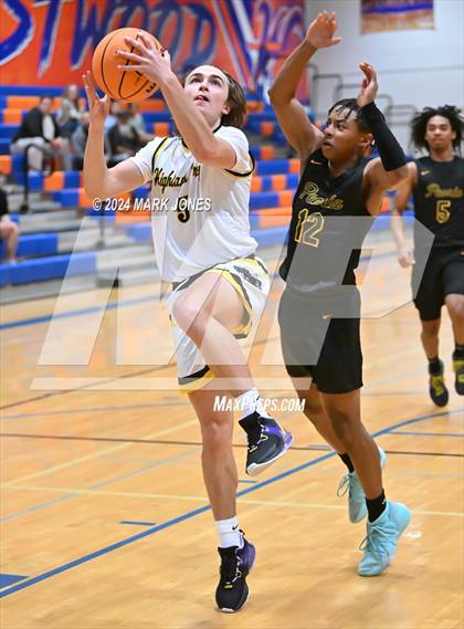 Thumbnail 2 in Peoria vs. Highland Prep (Visit Mesa Basketball Challenge) photogallery.