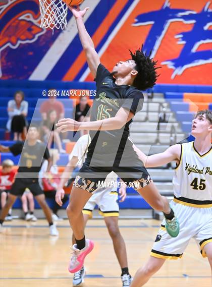 Thumbnail 1 in Peoria vs. Highland Prep (Visit Mesa Basketball Challenge) photogallery.