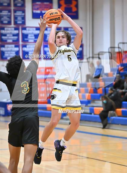 Thumbnail 2 in Peoria vs. Highland Prep (Visit Mesa Basketball Challenge) photogallery.