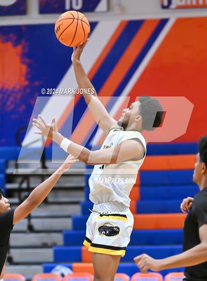 Thumbnail 1 in Peoria vs. Highland Prep (Visit Mesa Basketball Challenge) photogallery.