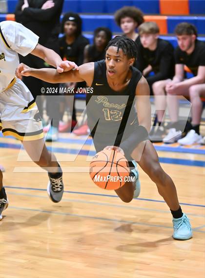 Thumbnail 1 in Peoria vs. Highland Prep (Visit Mesa Basketball Challenge) photogallery.