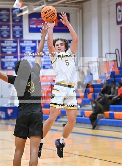 Thumbnail 3 in Peoria vs. Highland Prep (Visit Mesa Basketball Challenge) photogallery.