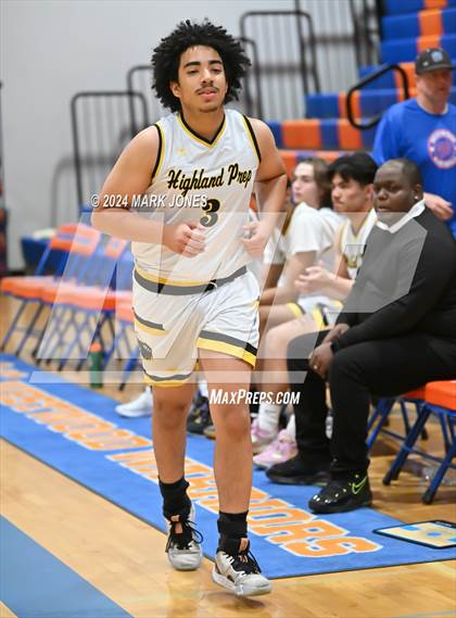 Thumbnail 3 in Peoria vs. Highland Prep (Visit Mesa Basketball Challenge) photogallery.