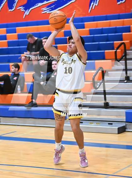 Thumbnail 1 in Peoria vs. Highland Prep (Visit Mesa Basketball Challenge) photogallery.