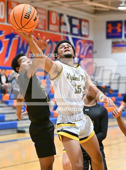 Thumbnail 2 in Peoria vs. Highland Prep (Visit Mesa Basketball Challenge) photogallery.