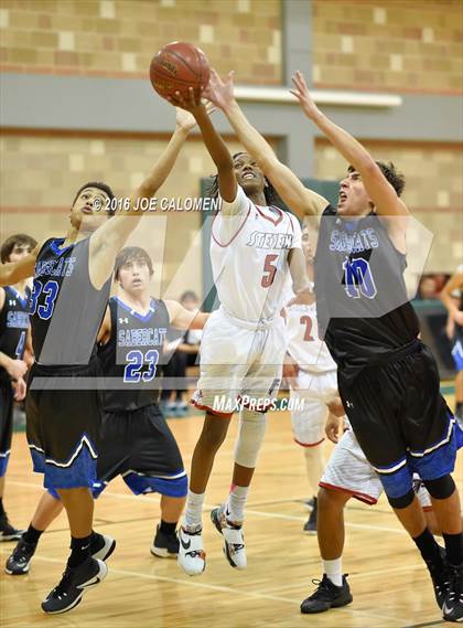 Thumbnail 1 in Stevens [John Paul] vs Edinburg (NISD/NEISD Invitational) photogallery.