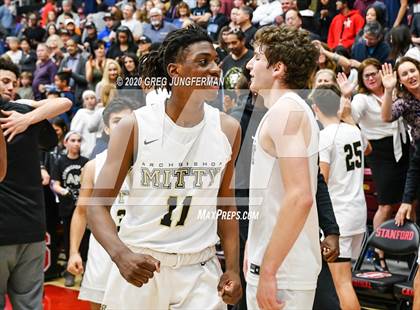 Thumbnail 2 in Archbishop Mitty Boys Basketball (Extending the Season) photogallery.