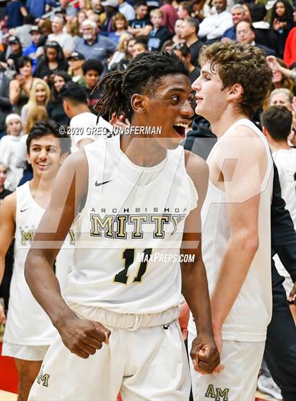 Thumbnail 3 in Archbishop Mitty Boys Basketball (Extending the Season) photogallery.