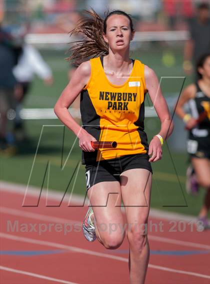 Thumbnail 1 in 2013 Ventura Invitational Girls Varsity 4X1600 Relay photogallery.