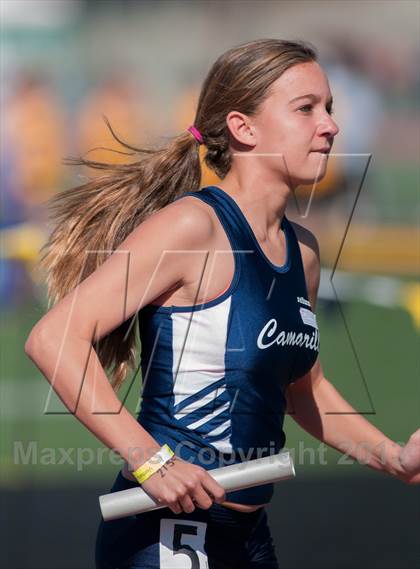 Thumbnail 2 in 2013 Ventura Invitational Girls Varsity 4X1600 Relay photogallery.