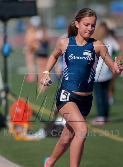 Thumbnail 1 in 2013 Ventura Invitational Girls Varsity 4X1600 Relay photogallery.