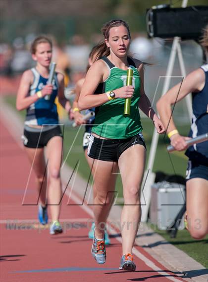 Thumbnail 3 in 2013 Ventura Invitational Girls Varsity 4X1600 Relay photogallery.