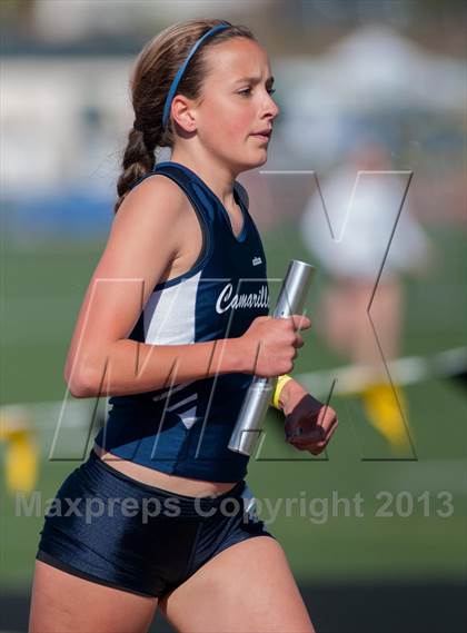 Thumbnail 2 in 2013 Ventura Invitational Girls Varsity 4X1600 Relay photogallery.