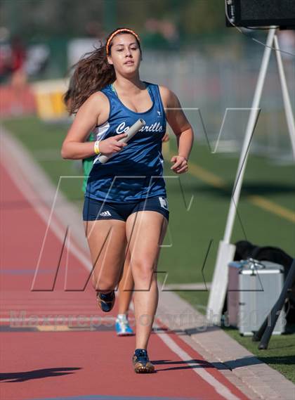 Thumbnail 1 in 2013 Ventura Invitational Girls Varsity 4X1600 Relay photogallery.