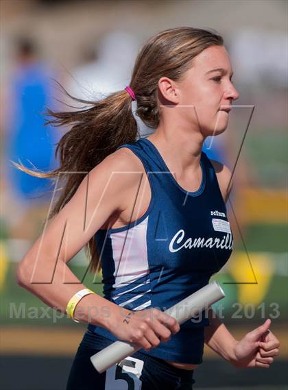 Thumbnail 1 in 2013 Ventura Invitational Girls Varsity 4X1600 Relay photogallery.