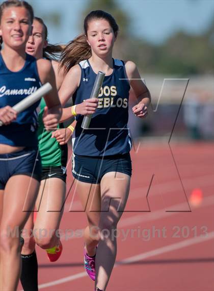 Thumbnail 1 in 2013 Ventura Invitational Girls Varsity 4X1600 Relay photogallery.