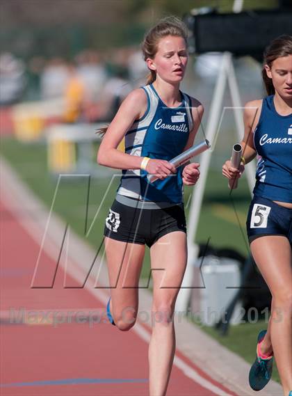 Thumbnail 1 in 2013 Ventura Invitational Girls Varsity 4X1600 Relay photogallery.