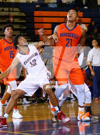 Thumbnail 1 in Crossroads vs. Roosevelt (Tarkanian Classic) photogallery.