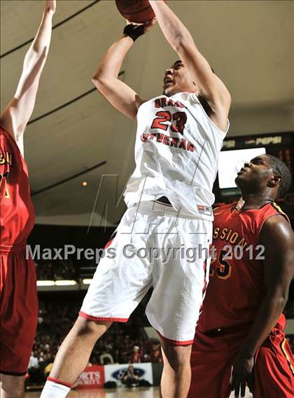Thumbnail 2 in Orange Lutheran vs. Mission Viejo (CIF SS D1A Final) photogallery.