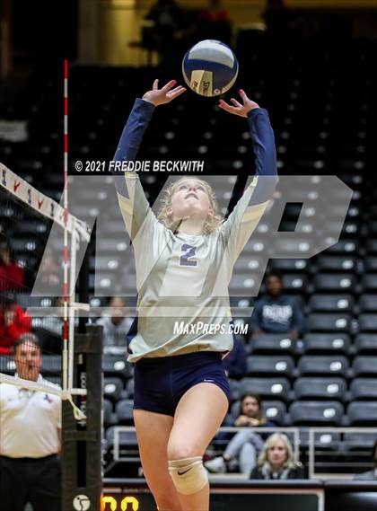Thumbnail 2 in Keller vs. Ridge Point (UIL Volleyball 6A Semi-Finals)  photogallery.