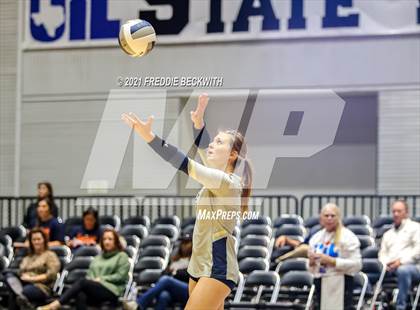 Thumbnail 3 in Keller vs. Ridge Point (UIL Volleyball 6A Semi-Finals)  photogallery.